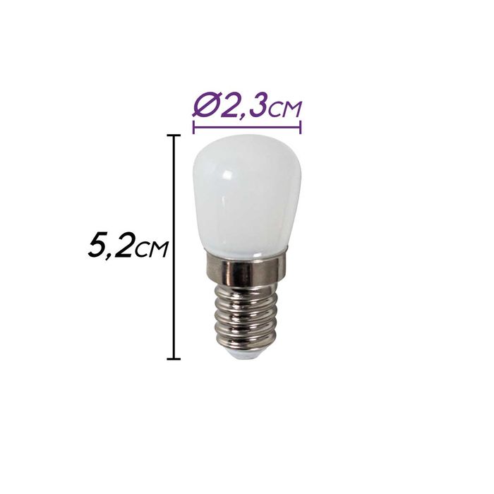 Lâmpada Filamento Led E14 Milk 1,5w 2400k L004w1.5 St1853