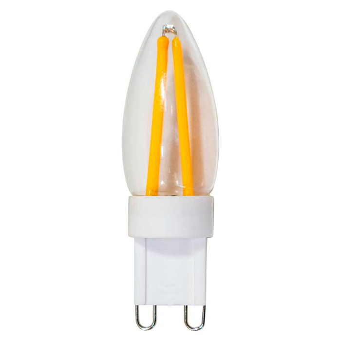 Lâmpada Filamento LED G9 2,5W Profissional Tipo Vela Branco Quente L005C3 St1713