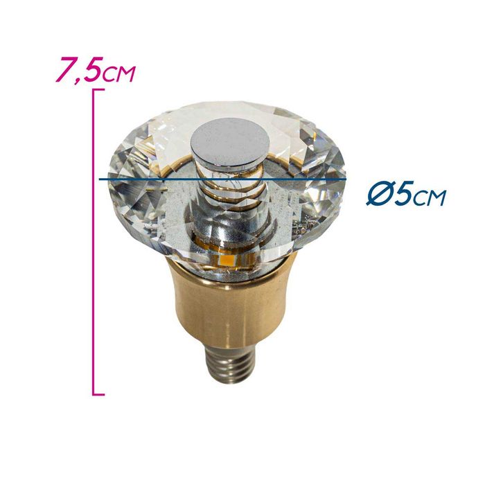 Lâmpada LED Decorativa E14 Bivolt 3W Branco Quente 2400k Starlux L013c5-BVT St1807