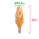 Lâmpada de Vidro Soprado Filamento Led 4w E27 L011A4-BVT St1714