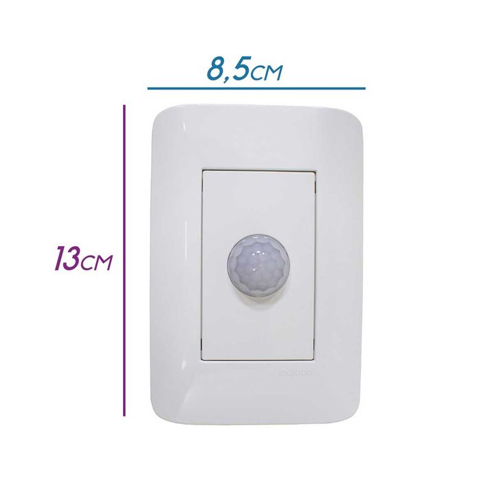 Sensor Presença Parede Microcontrolado Touch Bivolt LESP4000 St337