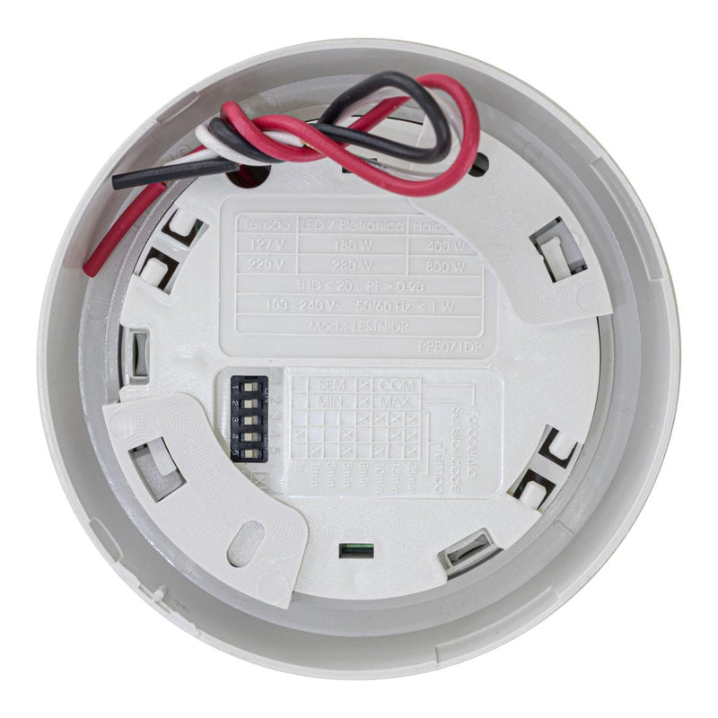 Sensor Presença Teto 360º Embutir / Sobrepor Exactron LESTNIDP St308