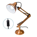 Luminária Mesa Abajur Articulada Pixar 1 E-27 Cobre LM1060-CO St1212