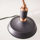 Luminária De Mesa Abajur Preta Banker Lamp Escritório Biblioteca Estudos LM1318PT St1347