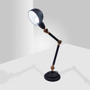 Luminária Mesa Abajur Articulada 1 E-27 Preto E Cobre LM866-PT St1205