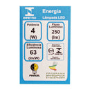 Lâmpada LED Mini Dicroica 4W 3000k MR11 GU10 LP213C St2116