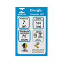 Lampada Led Dicroica Gu10 7w 3000k Mr16 Dimerizavel LP216C St2118