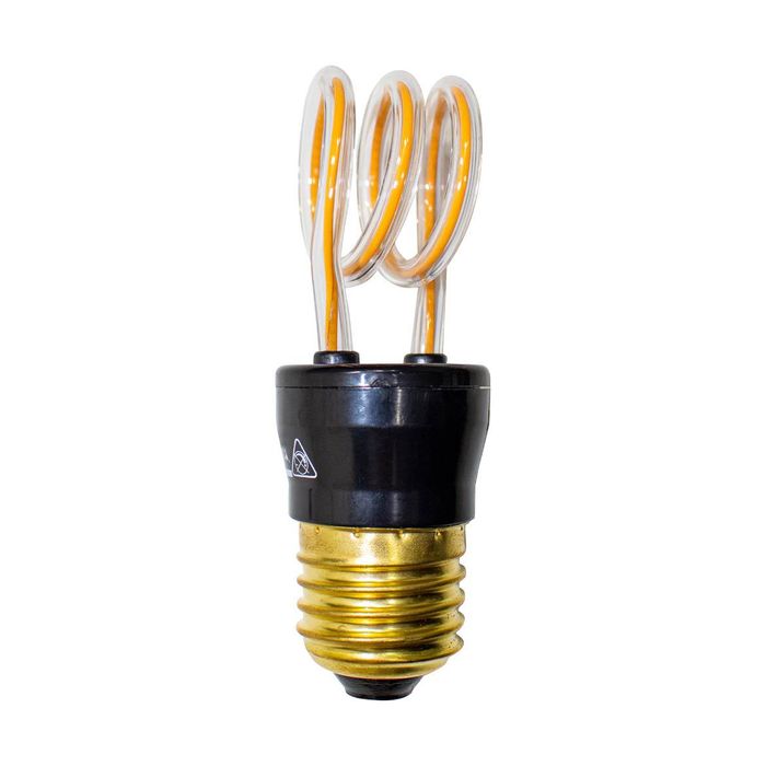 Lâmpada Filamento LED 3D Espiral Branco Quente 4w LP39510 St1623