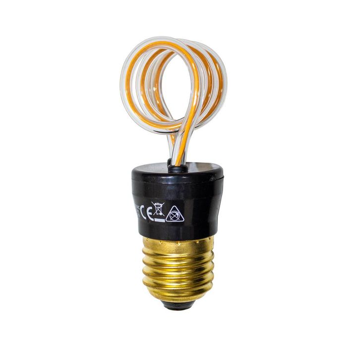 Lâmpada Filamento LED 3D Espiral Branco Quente 4w LP39510 St1623