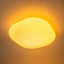 Plafon Ozzy Branco Metal E Vidro 50cm Starlux LT-002L WH St1952