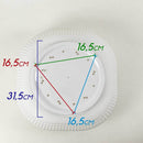 Plafon Ozzy Branco Metal E Vidro 50cm Starlux LT-002L WH St1952