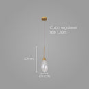 Pendente Mayla Ouro Fosco 11cm P/ 1x G9  LT004-CL Starlux ST2568