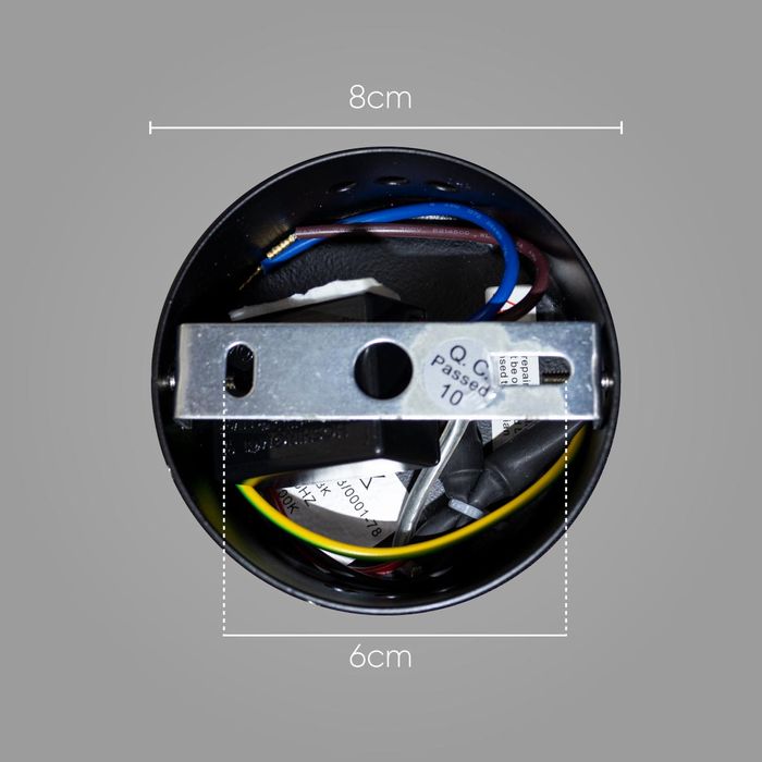 Pendente Glicinia Preto Fosco LED 5W 2700k KY007 Starlux ST2564
