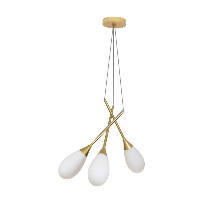 Pendente Mayla Ouro E Branco para 3x G9 LT005-WH Starlux ST2569