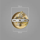 Plafon Mayla 92cm Starlux Lt006-wh Ouro Fosco P/6xg9 St2570