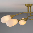 Plafon Mayla 92cm Starlux Lt006-wh Ouro Fosco P/6xg9 St2570