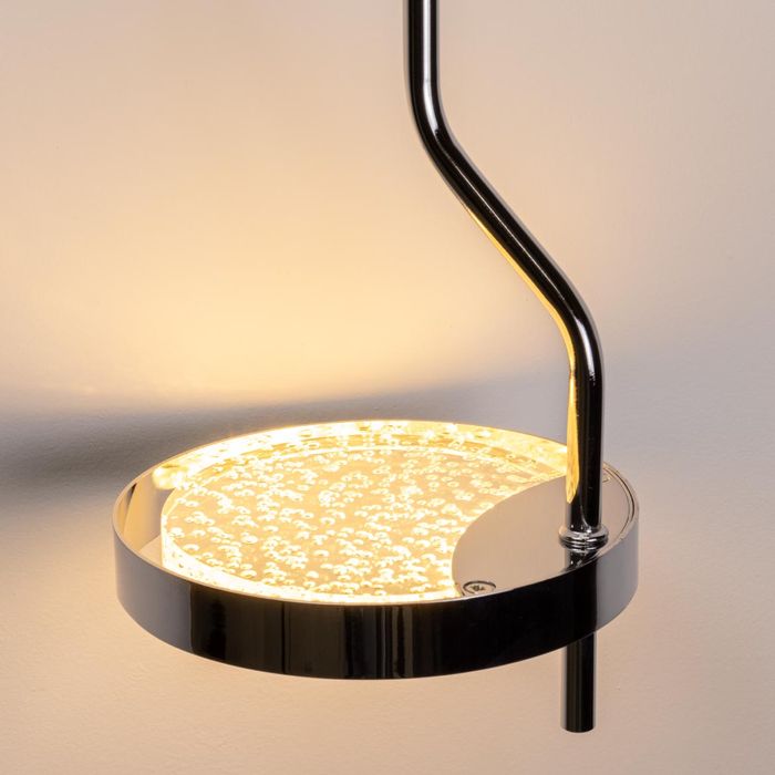 Pendente Arandela Emma LT012-Cromado Transparente LED 4w 2700k Starlux ST2573