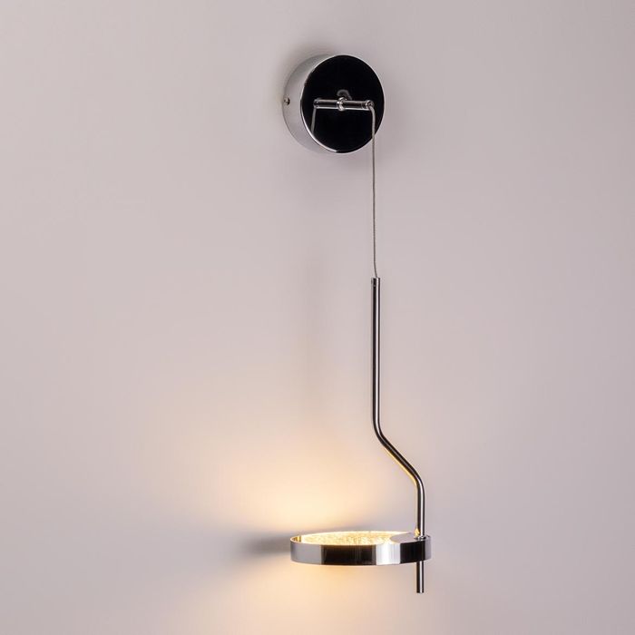 Pendente Arandela Emma LT012-Cromado Transparente LED 4w 2700k Starlux ST2573