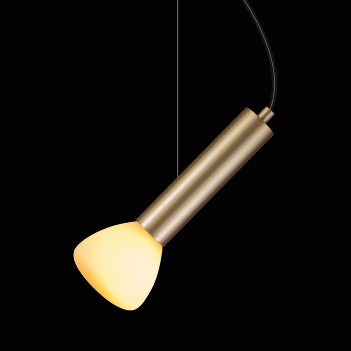 Pendente Aiko LT013-WH Ouro Fosco + Branco para G9 Starlux ST2575