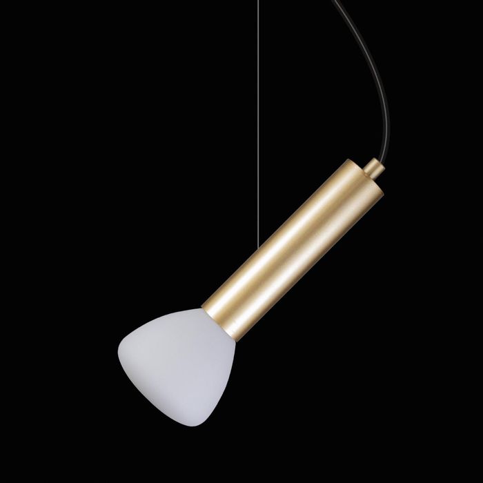 Pendente Aiko LT013-WH Ouro Fosco + Branco para G9 Starlux ST2575