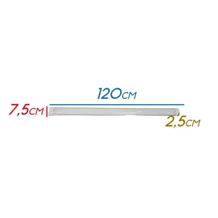 Luminária Tubular Calha LED 40W 1,2m Bivolt ST1851