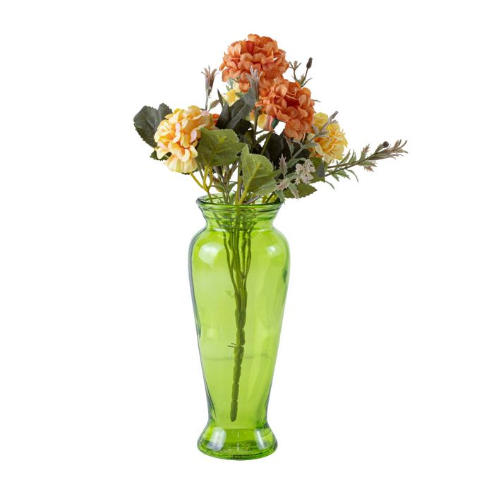 Vaso de Vidro Verde Liso LW0007A BTC Decor ST2677