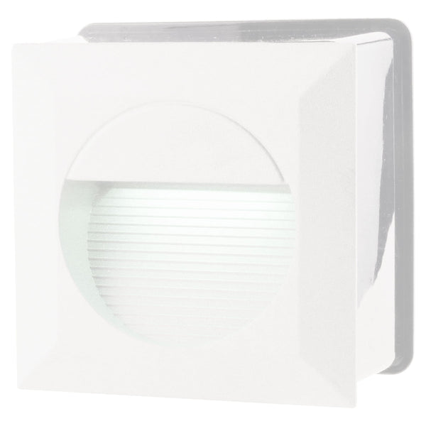 Balizador Dash Branco (C)7.5Cm (L)12.5Cm (A)12.5Cm  1X6W 3000Kk - LX9642 - Bella Iluminação