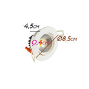 Spot Embutir Redondo Orientável LED 6W LZ86014D ST2369