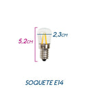 Lâmpada Filamento LED E14 1,5W 2400k Starlux L003C1.5 ST1853-Starlux-Starlumen