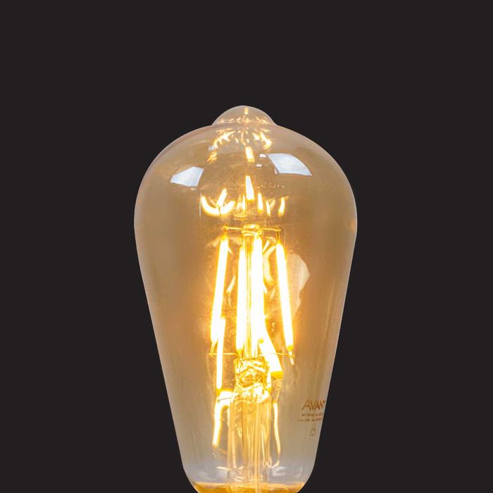 Lâmpada Filamento LED Pera ST64 Thomas Edison 4W 2200K ST1985-Starlumen-