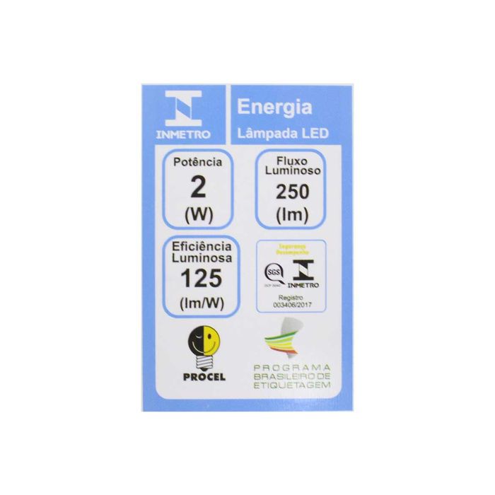 Lâmpada Filamento LED Vela Chama Transparente 2200k LP31859/LP31866 St528-Opus-Starlumen