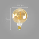 Lâmpada G125 Filamento LED 4W 2200k Bivolt 33358 Opus ST2648-Opus-Starlumen