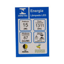 Lâmpada LED Bulbo 15w A65 Branco Frio 6500k Bivolt 27658 St1508-Starlumen-