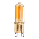 Lâmpada LED G9 2W Retrô Âmbar Luxpin 2200k ST1907-Starlumen-Branco Quente(2200K)-110-