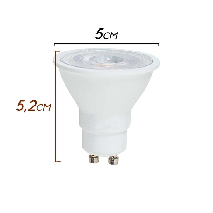 Lâmpada LED GU10 Dicroica MR16 4,8W ST2197-Opus-Starlumen
