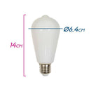 Lâmpada LED Milk ST64 E27 5W Starlux L019W5-BVT ST1818-Starlux-Starlumen