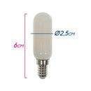 Lâmpada LED Milk Tubo E14 3w Starlux L010w3 St1812-Starlux-Starlumen
