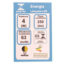 Lampada LED Mini Dicroica 4W 3000k GU10 Dimerizável LP215C St2115-Bella Iluminação-Starlumen