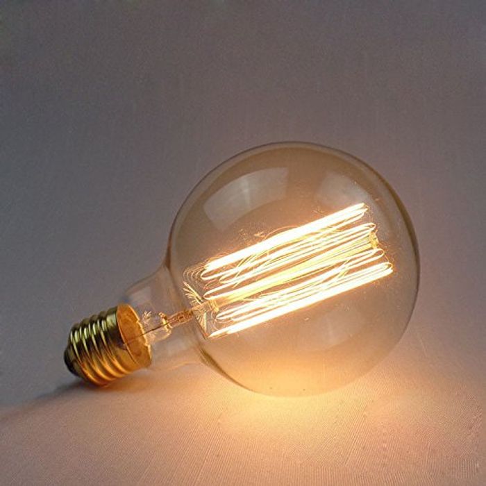Lâmpada Retrô Filamento Carbono Thomas Edson 40W G95 ST631-Elgin-Starlumen