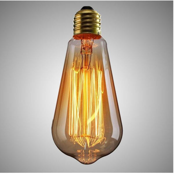 Lâmpada Retrô Filamento Carbono Thomas Edson 40w St64 St631