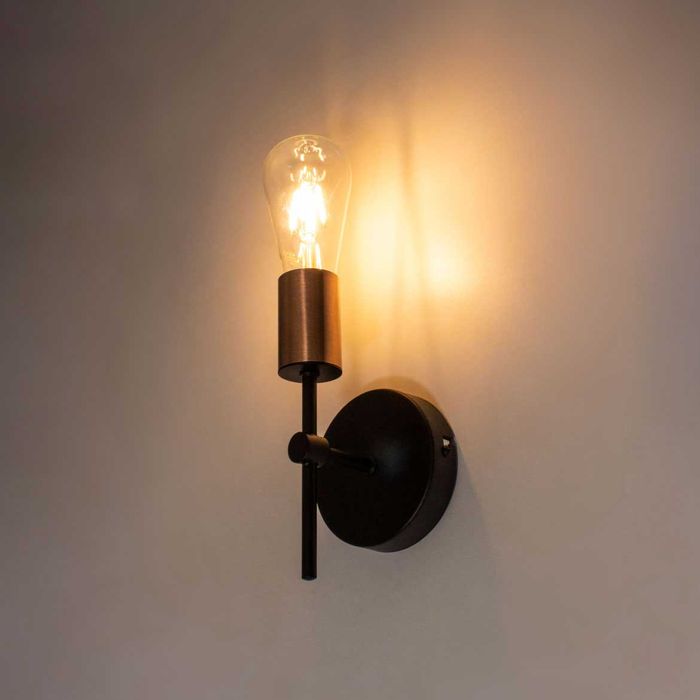 Luminária Arandela Torch Moderna Abajur P/ E27 QAR1349 St1398