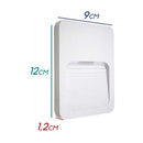 Luminária Balizador para Parede Fit LED 2W Branco Slim IP65 33402 St1337-Opus-Starlumen