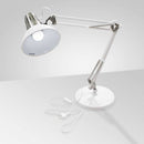 Luminária De Mesa Abajur Articulada 1 E-27 Branca LM860-BR St1204-Quality-Starlumen