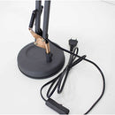 Luminária De Mesa Abajur Articulada 1 E-27 Preto/cobre QLM1160PT St378-Quality-Starlumen