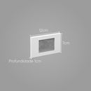 Luminária De Parede Balizador Branco Embutir Cx 4x2 Escada St1314-Starlumen-