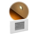 Luminária De Parede Balizador Branco Embutir Cx 4x2 Escada St1314-Starlumen-