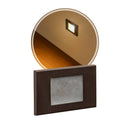 Luminária De Parede Balizador Marrom Embutir Cx 4x2 Escada St1314-Starlumen-