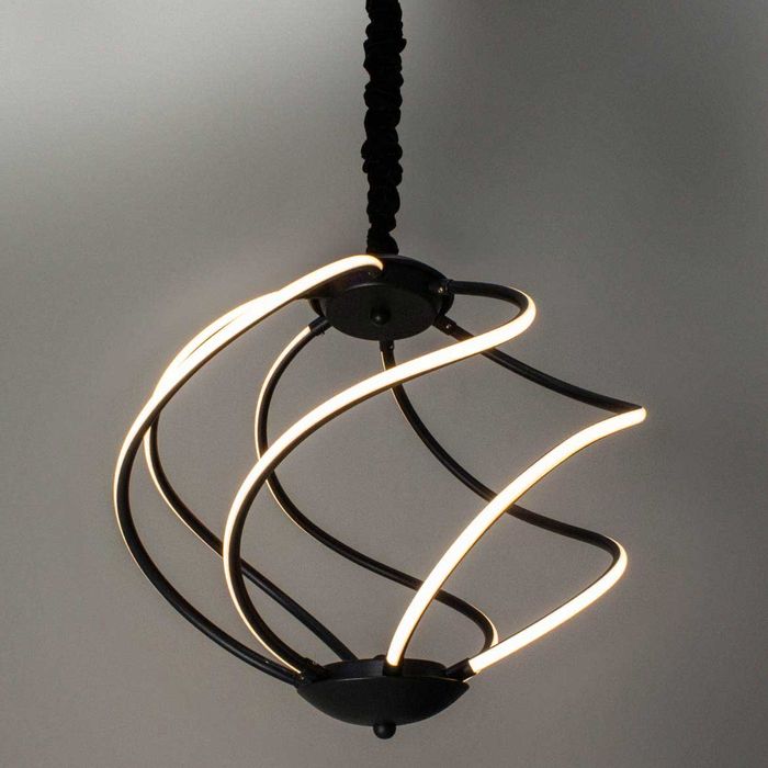 Luminária Pendente Kotaca 46x43cm PD1286P-PT 3000k 26w St1454-Quality-Starlumen