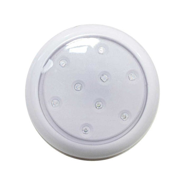 Luminária Piscina LED Azul 9W Ø80mm Branco 50014 St1847-Iluctron-Starlumen