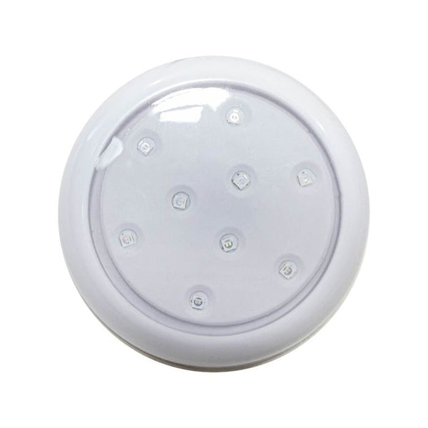 Luminária Piscina LED RGB 9W Ø80mm Branco 50017 ST1848-Iluctron-Starlumen
